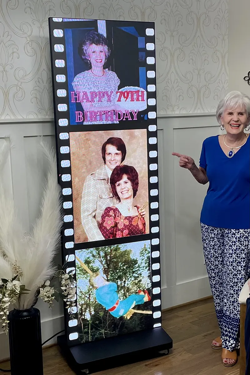 Picture This LED Display Birthday